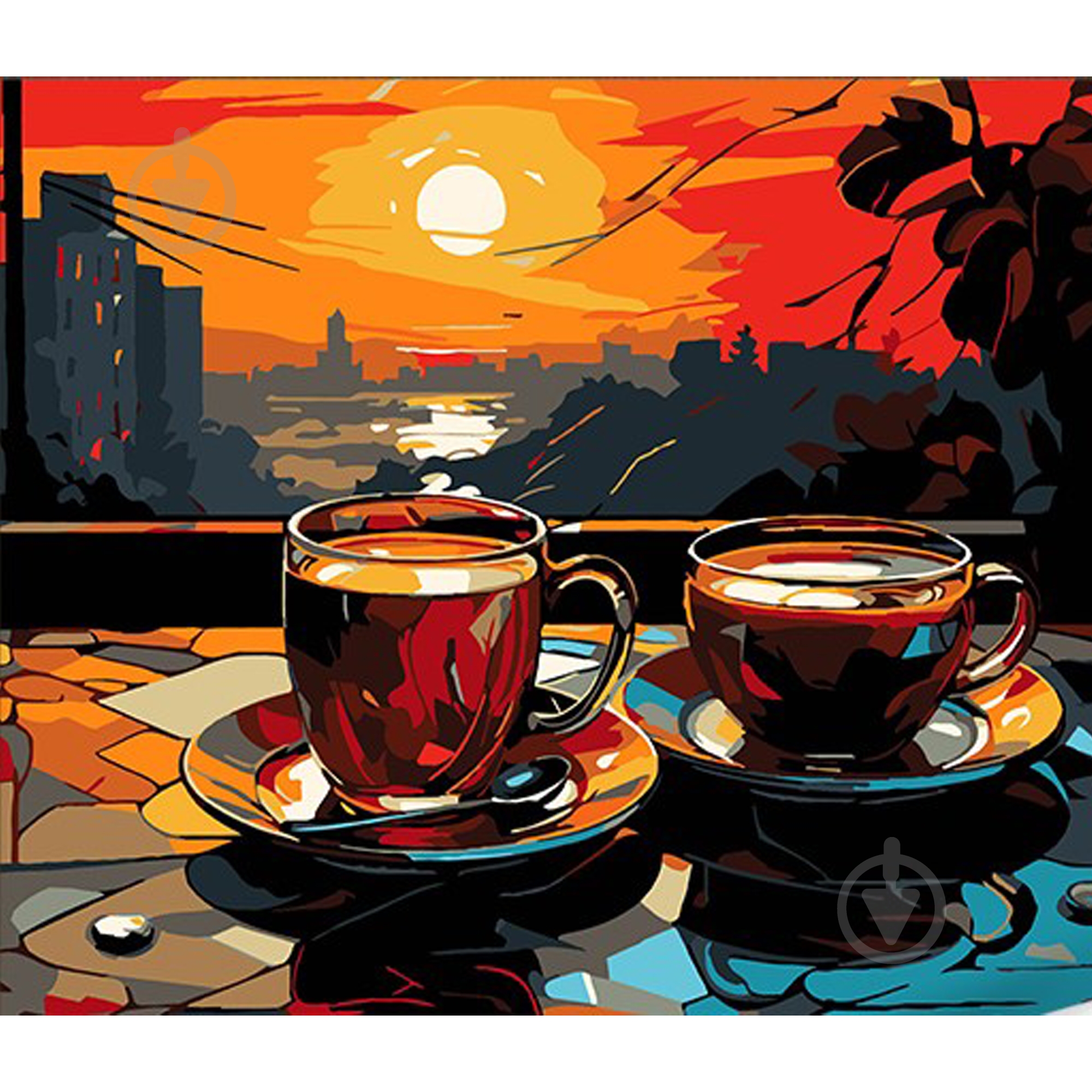 Набір для розпису за номерами Strateg на чорному фоні в асортименті 30х30 см - фото 2 Набір для розпису за номерами Strateg на чорному фоні в асортименті 30х30 см - фото 2