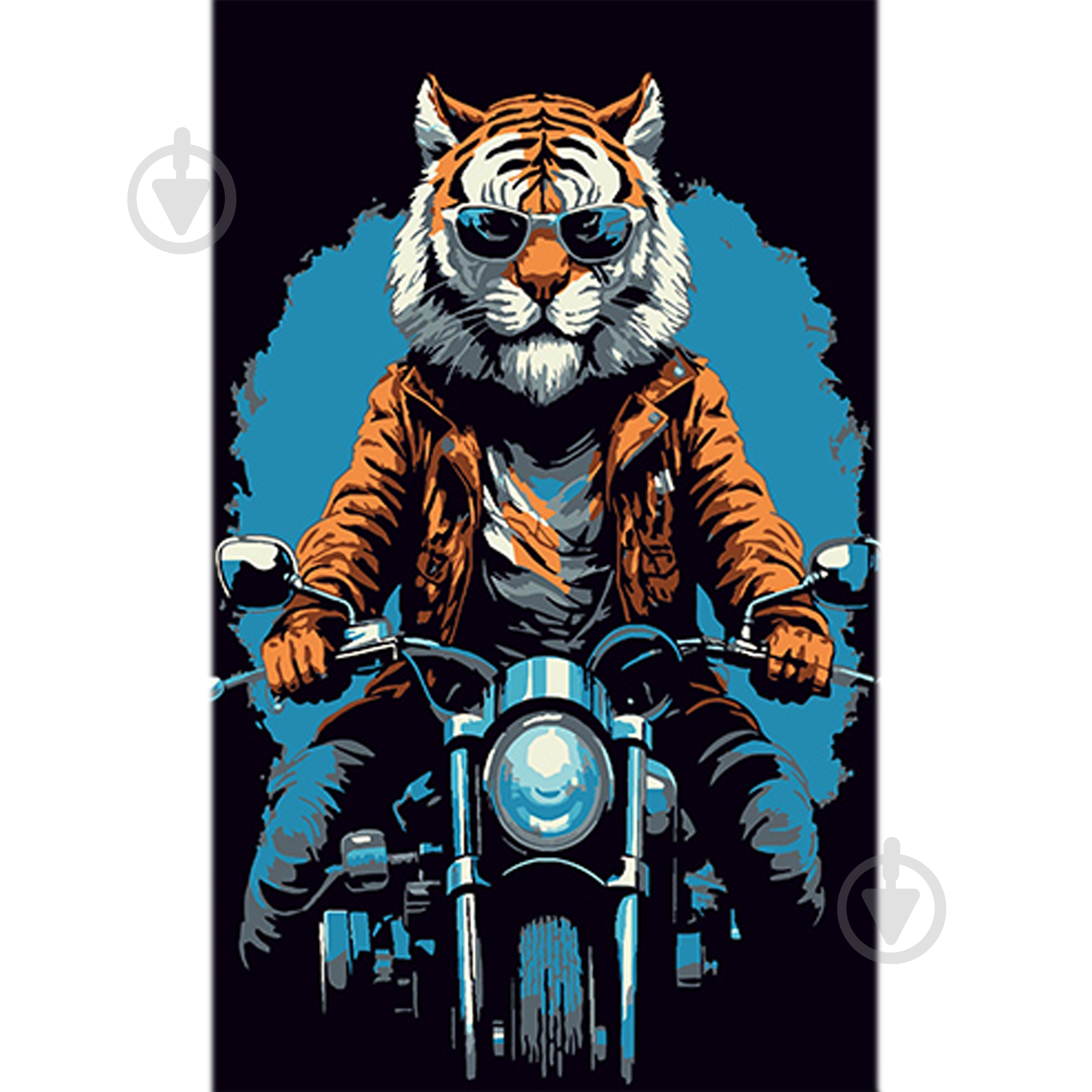 Набір для розпису за номерами Strateg на чорному фоні в асортименті 50х25 см - фото 8 Набір для розпису за номерами Strateg на чорному фоні в асортименті 50х25 см - фото 8