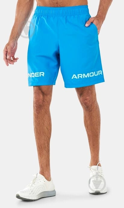 Шорти Under Armour Woven Graphic Wordmark 1361433-899 р. 2XL синій - фото 1 Шорти Under Armour Woven Graphic Wordmark 1361433-899 р. 2XL синій - фото 1