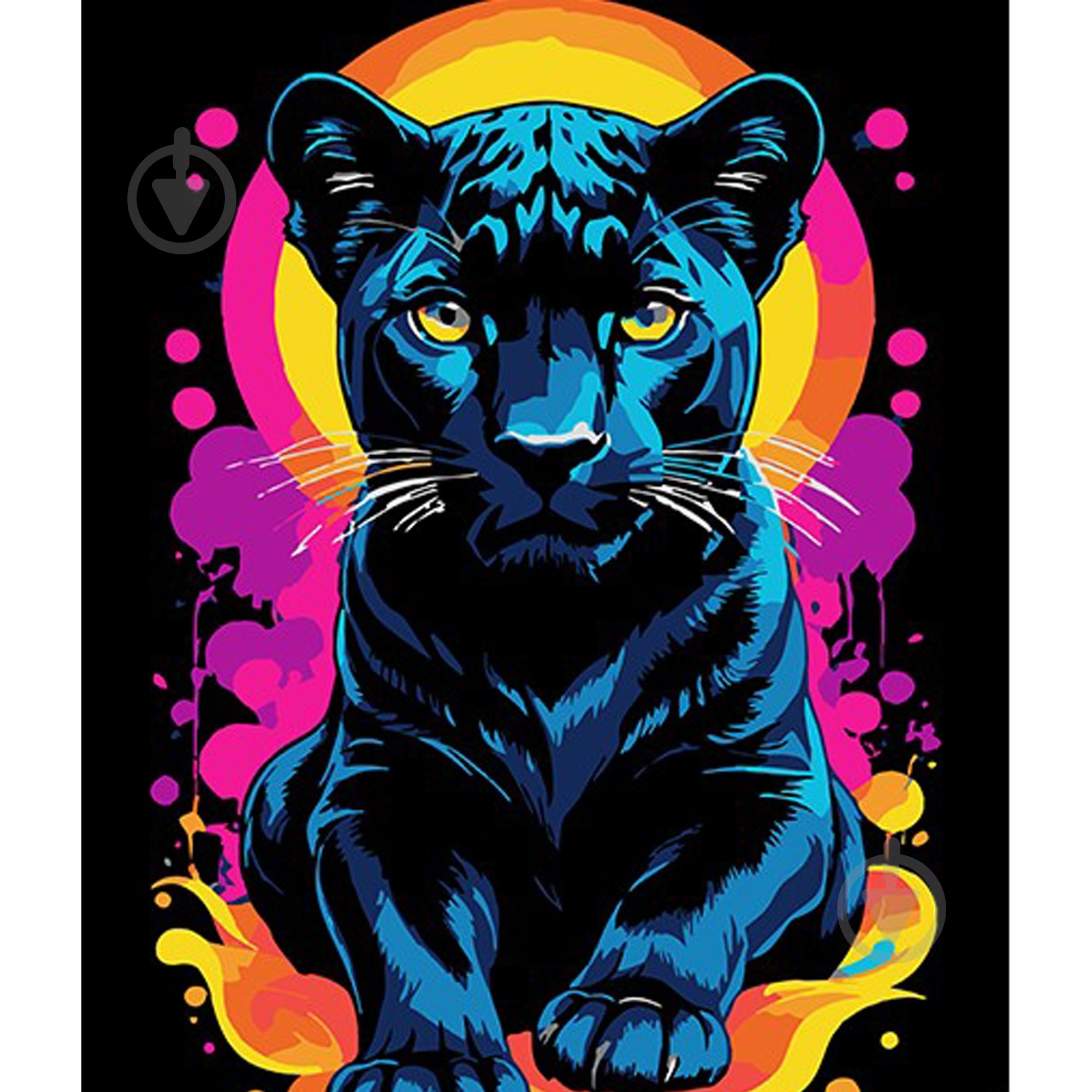 Набір для розпису за номерами Strateg на чорному фоні в асортименті 30х40 см - фото 2 Набір для розпису за номерами Strateg на чорному фоні в асортименті 30х40 см - фото 2