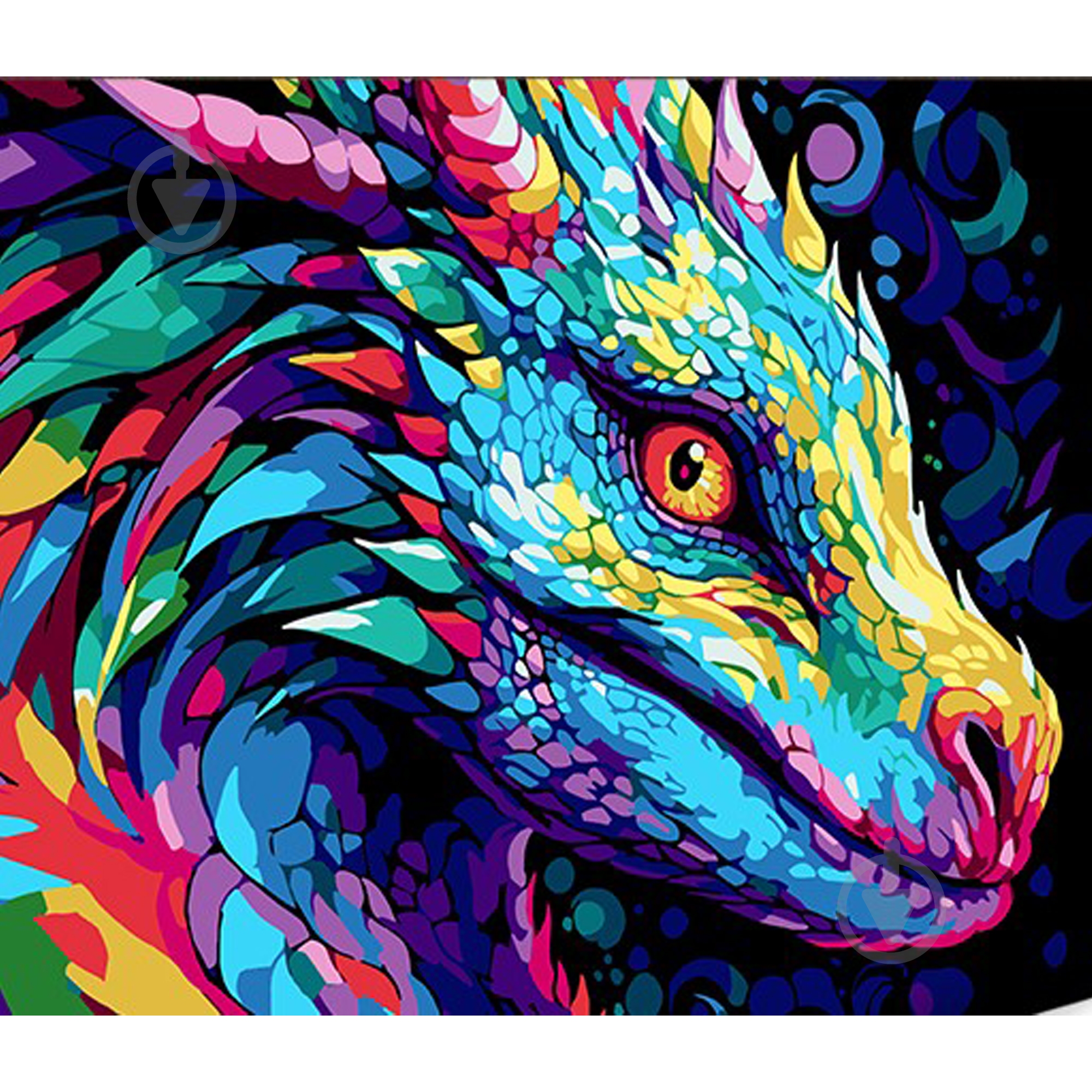 Набір для розпису за номерами Strateg на чорному фоні в асортименті 30х40 см - фото 4 Набір для розпису за номерами Strateg на чорному фоні в асортименті 30х40 см - фото 4