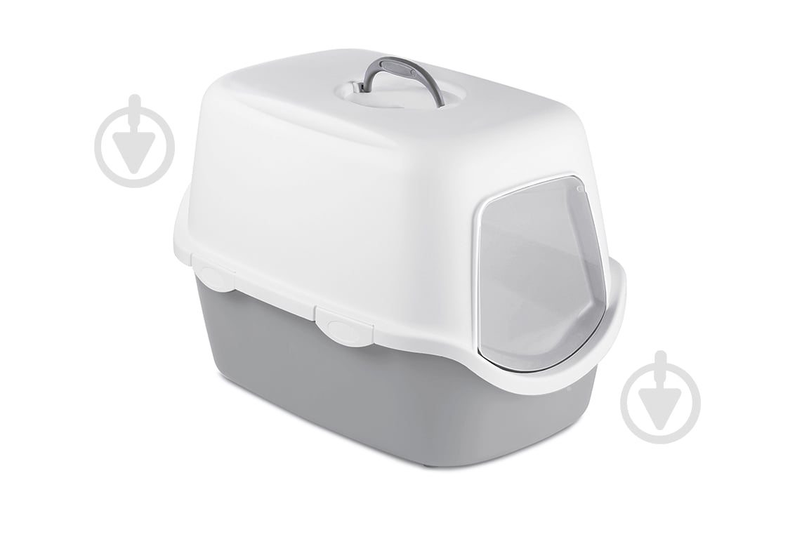 Туалет-будиночок Stefanplast Cathy 56х40х40 см сірий - фото 1 Туалет-будиночок Stefanplast Cathy 56х40х40 см сірий - фото 1