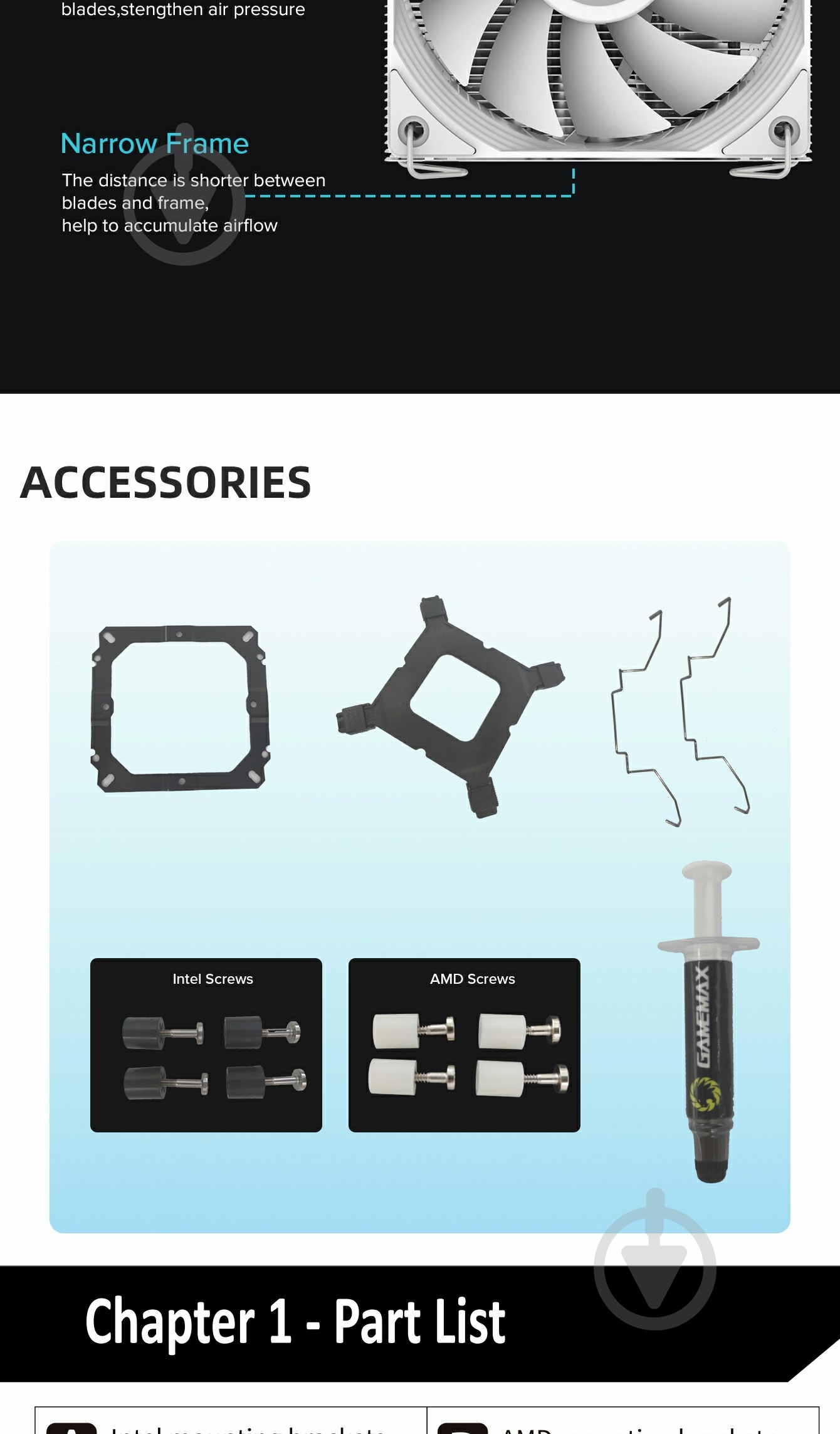 Процессорный кулер GameMax Ice Surface White - фото 10 Процессорный кулер GameMax Ice Surface White - фото 10