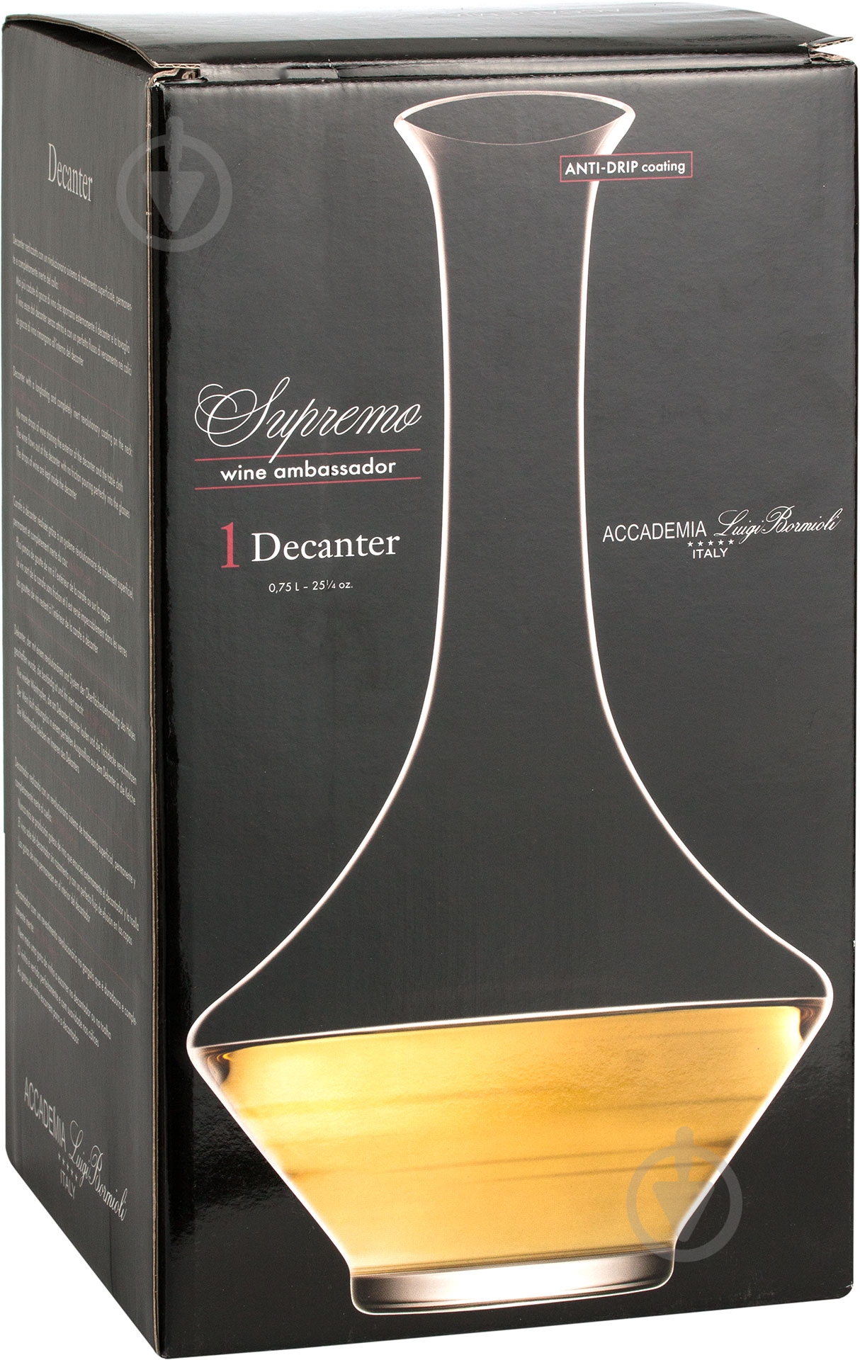 Декантер для белого вина Luigi Bormioli Supremo 0,75 л 11566/01 - фото 2