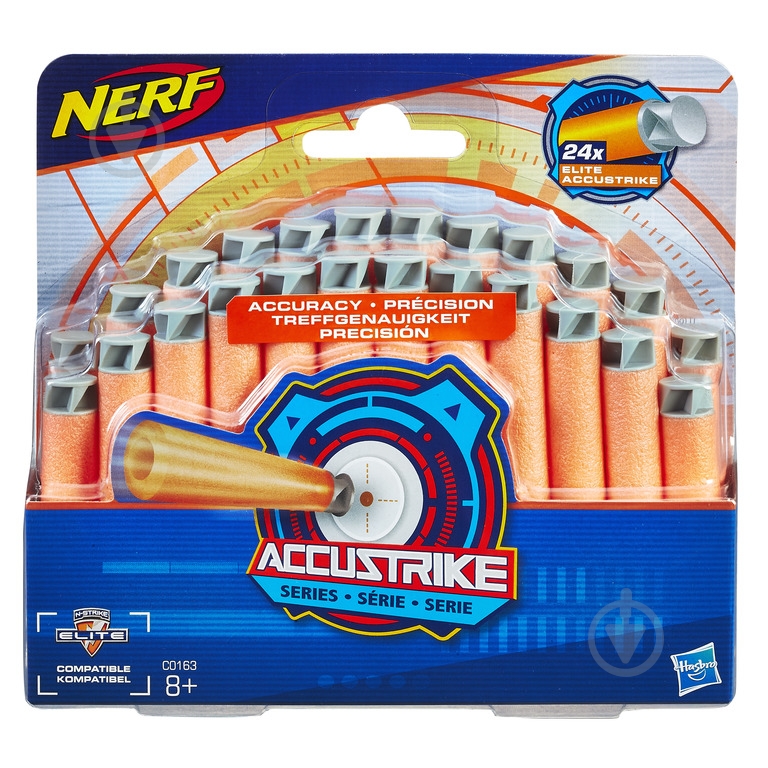 Набор патронов Hasbro Аккустрайк 24 шт. C0163 - фото 1