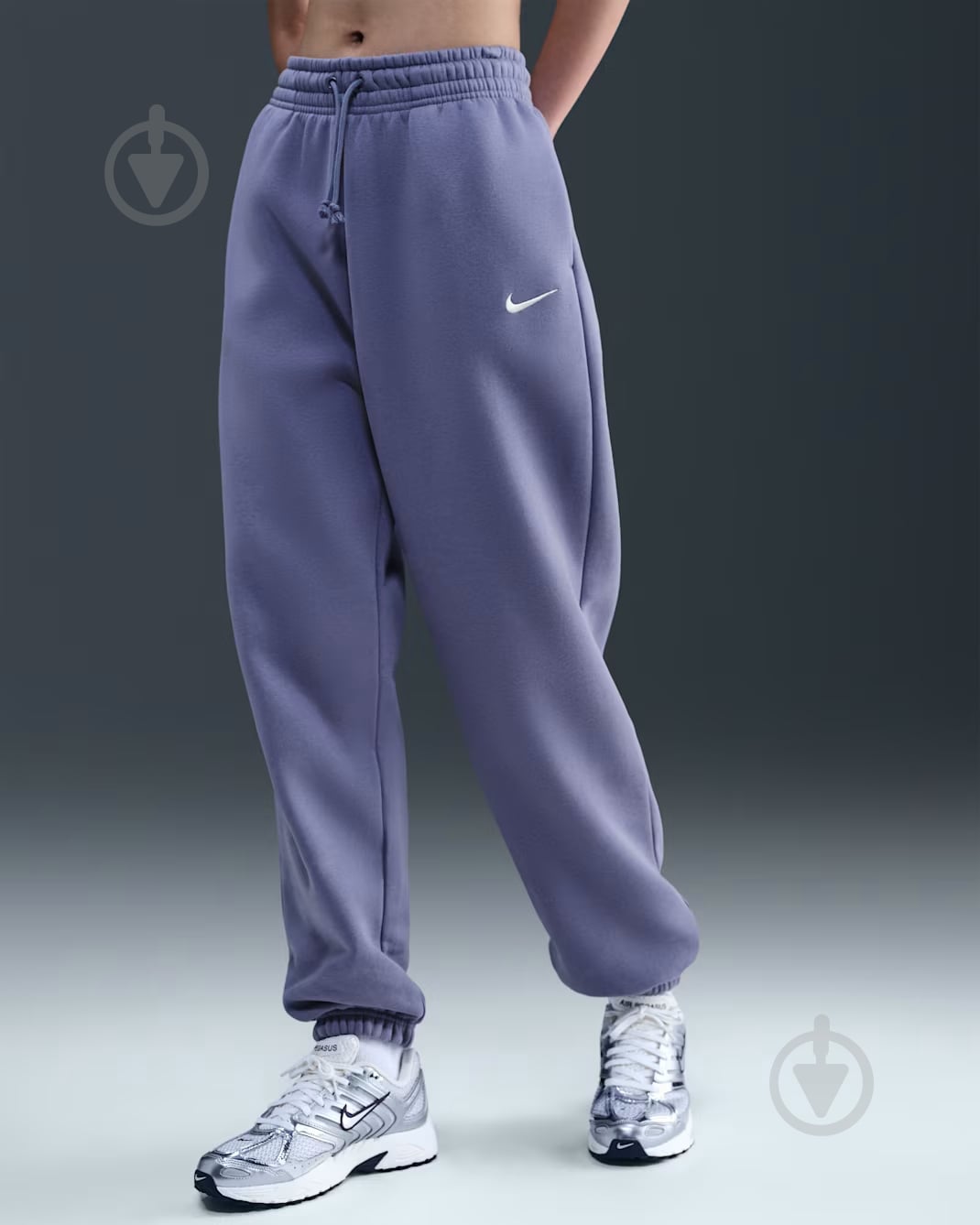 ラッキー ᐉ Брюки Nike W NSW PHNX FLC HR OS PANT 2 FZ5996-499 р. L синий