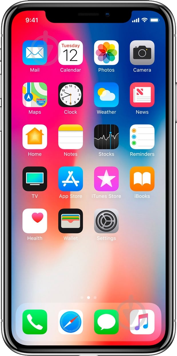 Смартфон Apple iPhone X 64GB space grey - фото 1 Смартфон Apple iPhone X 64GB space grey - фото 1