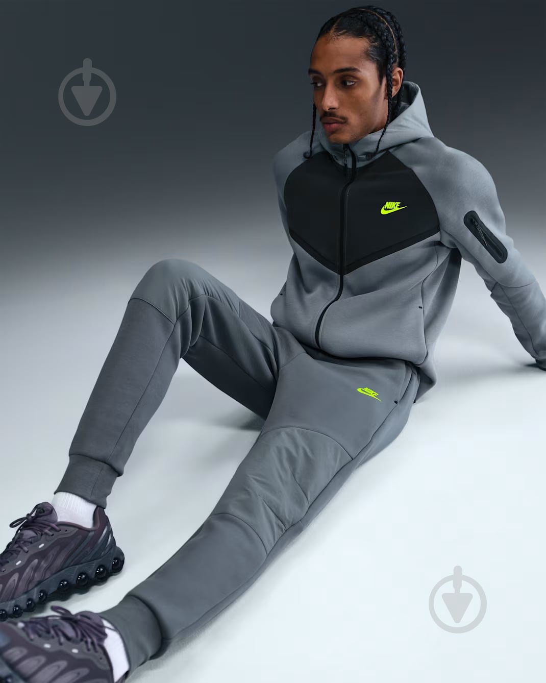 ᐉ Штани Nike M NK TCH MIX JGGR IH4303-065 р. 2XL сірий • Краща