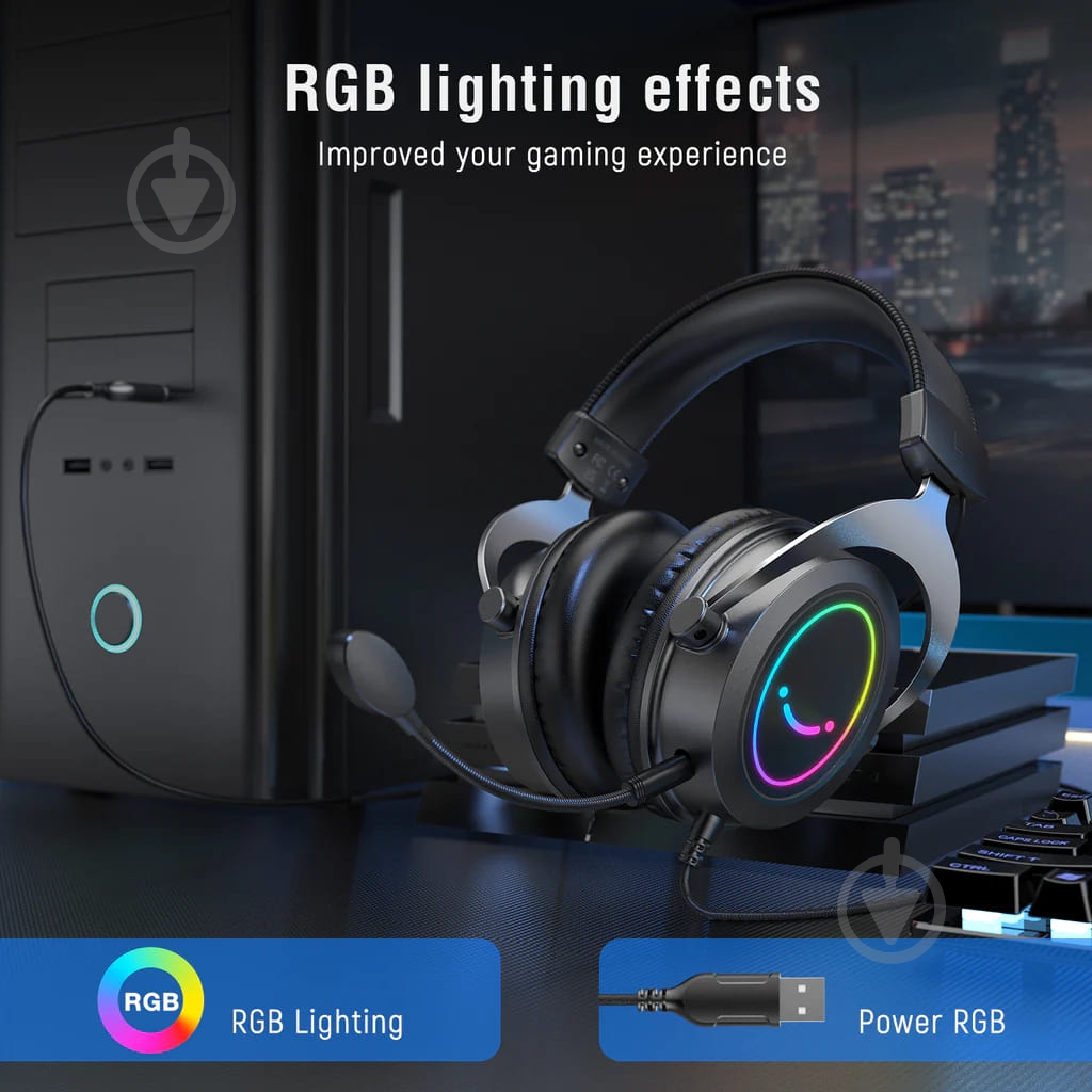 Гарнітура ігрова FIFINE H3 black (H3) - фото 2