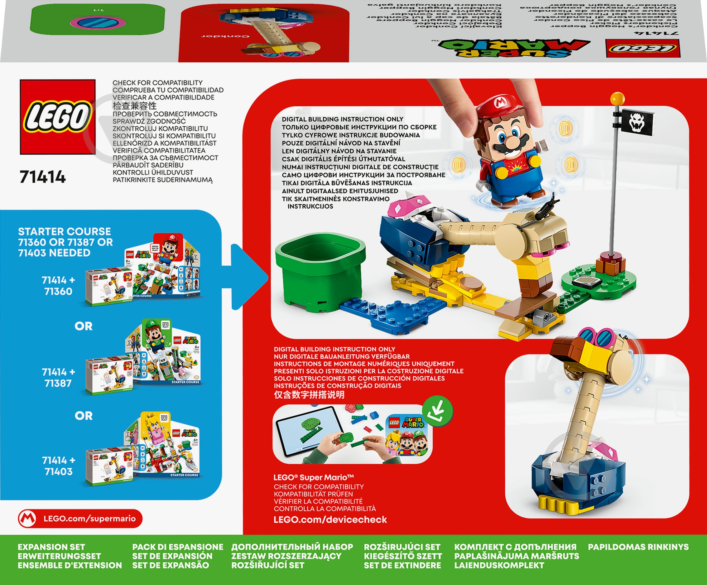 Конструктор LEGO Super Mario Noggin Bopper Conkdor 71414 - фото 2
