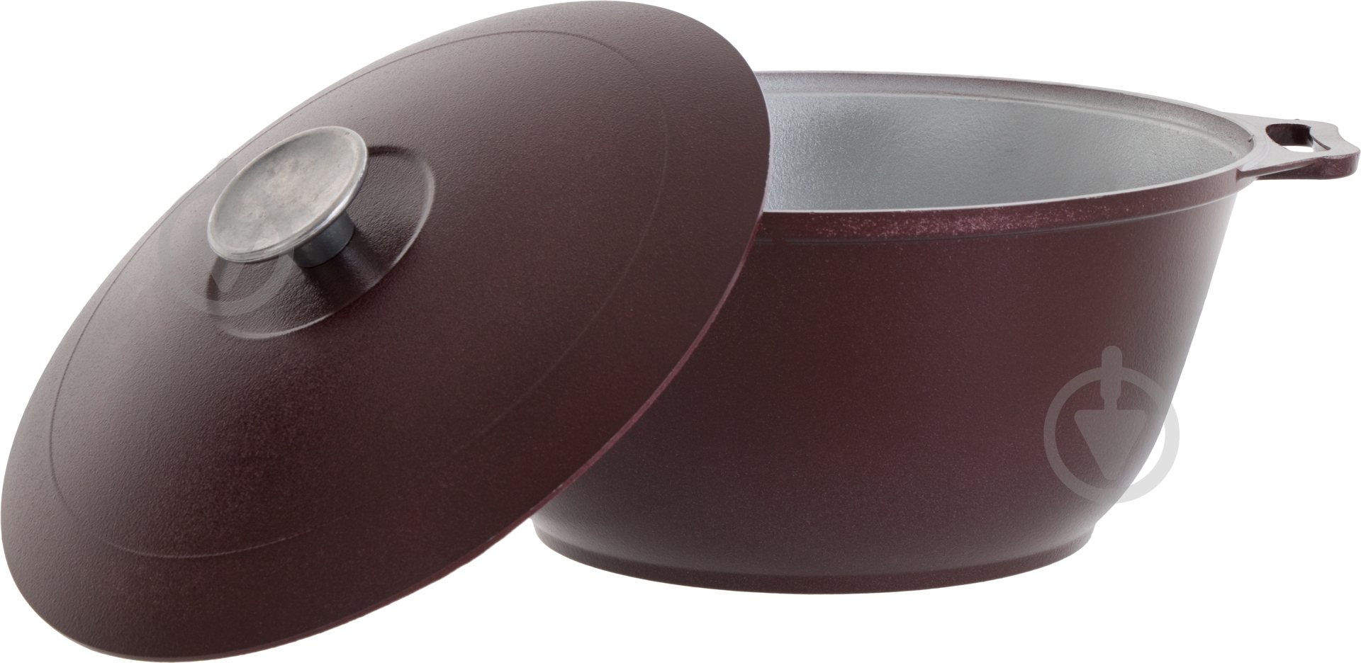 Кастрюля с крышкой Biol 4,5 л бордо К0451Д - фото 2