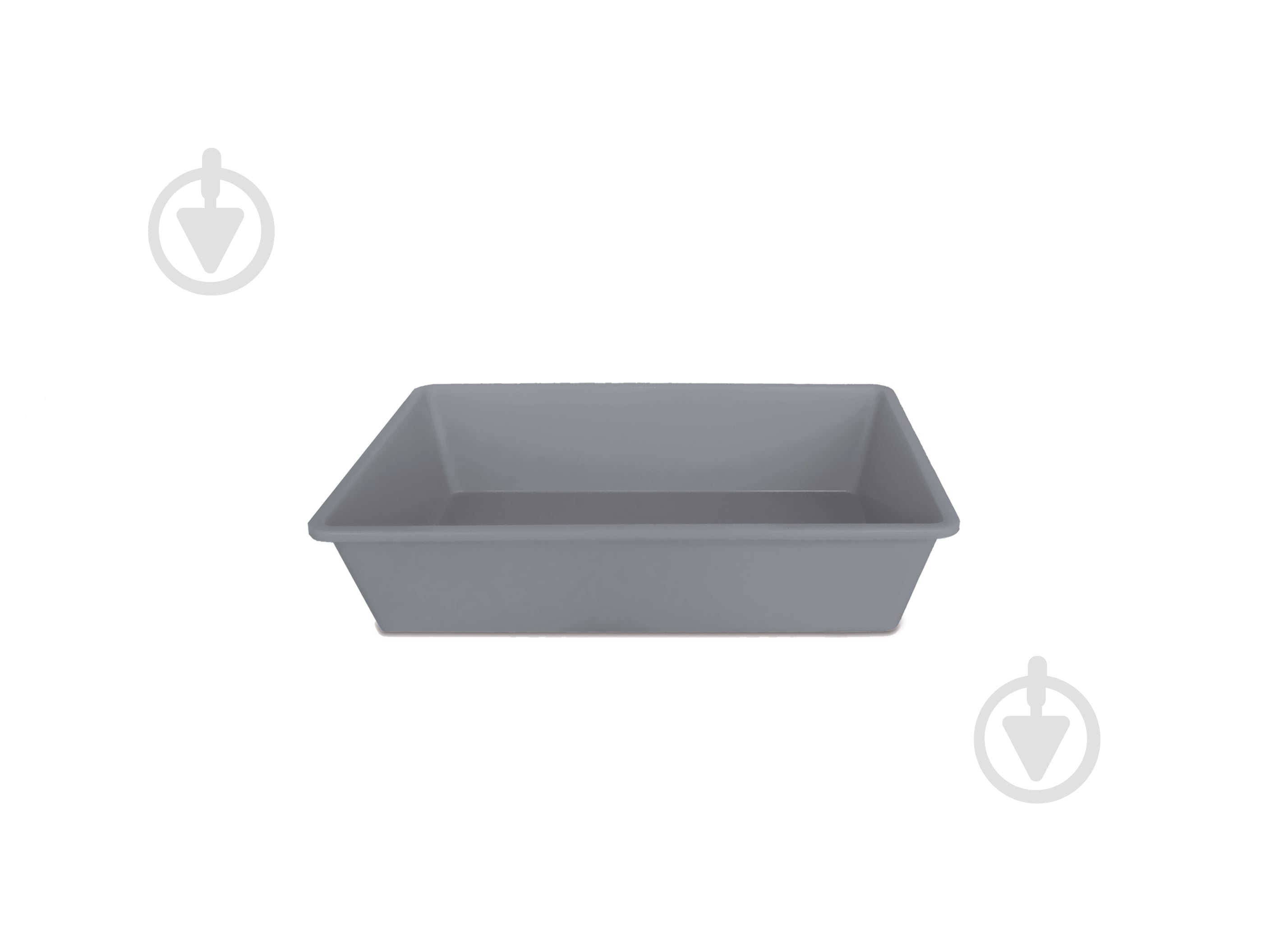 Туалет Stefanplast Tray 1 40х30х10 см сірий - фото 1