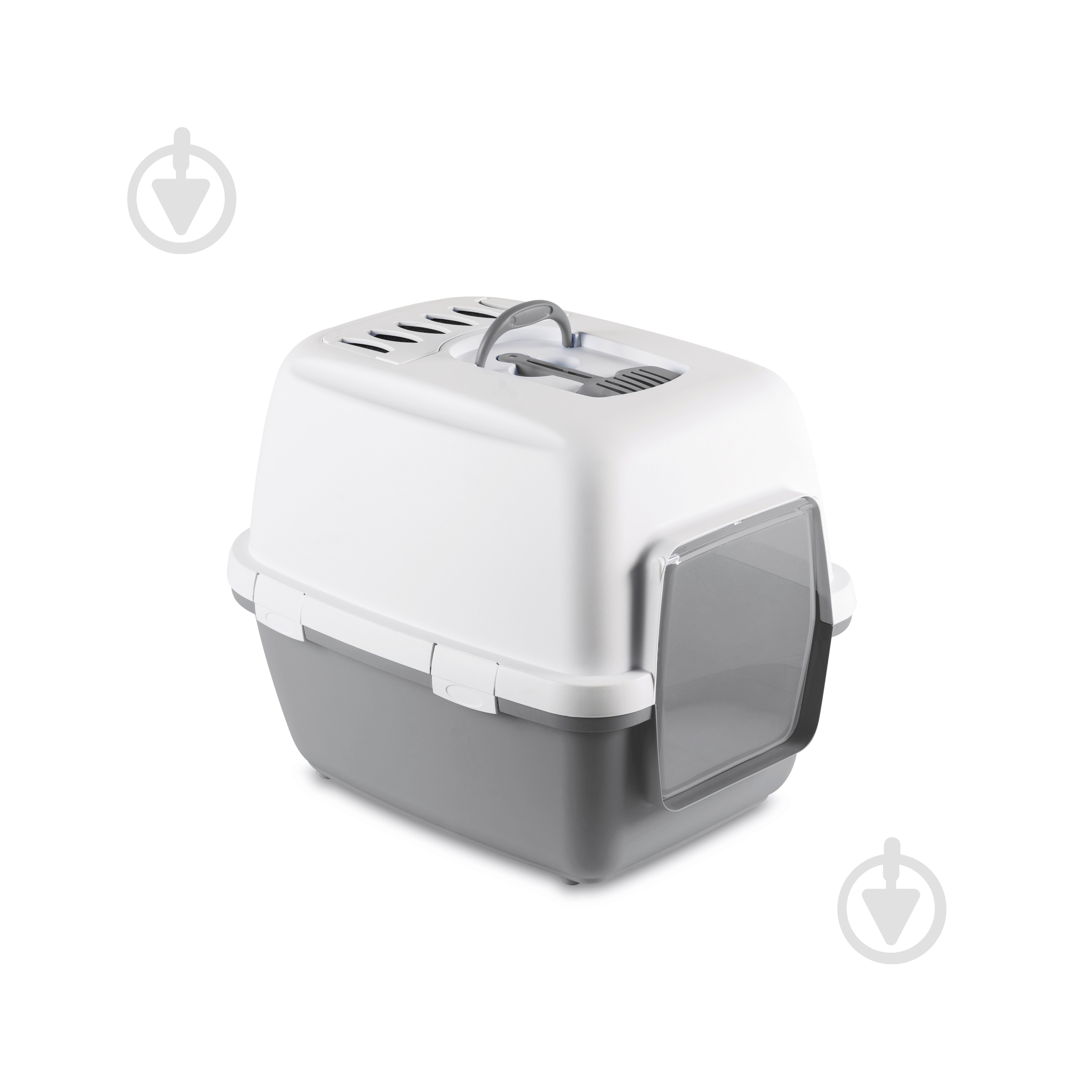 Туалет-будиночок Stefanplast з фільтром Cathy Comfort 58х45х48 см сірий - фото 1