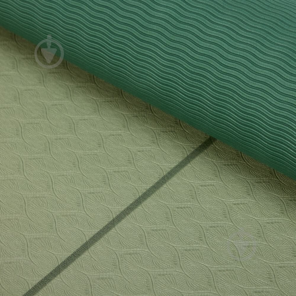 Килимок для йоги та фітнесу Energetics 420630-918751 PVC Free Yoga Mat 1.0 1720х610х6 мм зелений - фото 3