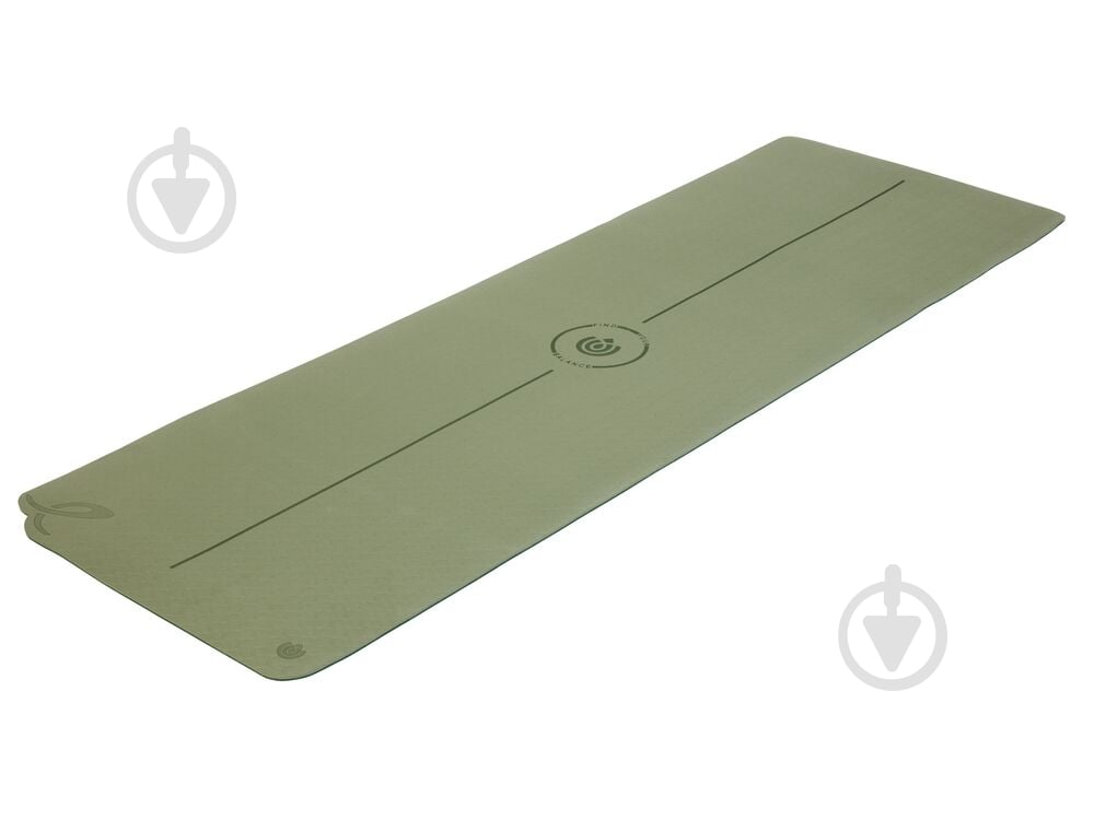 Килимок для йоги та фітнесу Energetics 420630-918751 PVC Free Yoga Mat 1.0 1720х610х6 мм зелений - фото 2