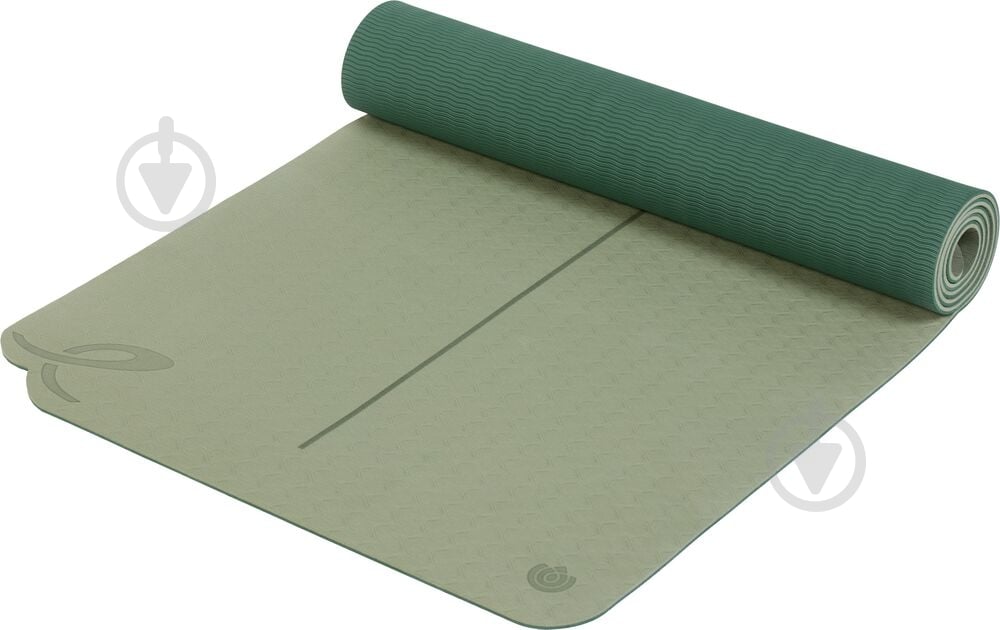 Килимок для йоги та фітнесу Energetics 420630-918751 PVC Free Yoga Mat 1.0 1720х610х6 мм зелений - фото 1