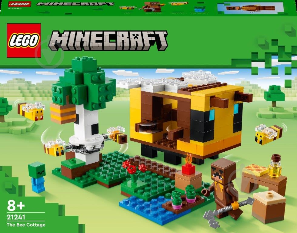 Конструктор LEGO Minecraft Бджолиний будиночок 21241 - фото 1