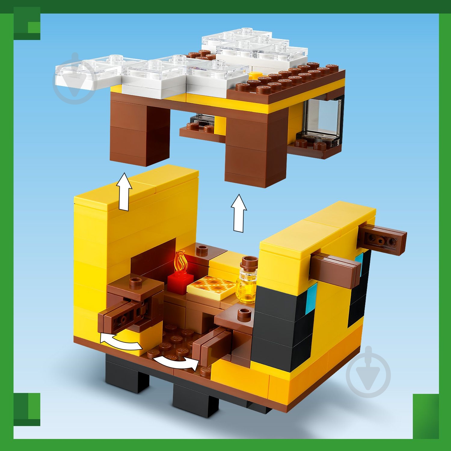 Конструктор LEGO Minecraft Бджолиний будиночок 21241 - фото 8