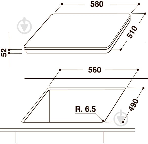 Варочная поверхность индукционная Indesit KID 641 BB - фото 2 Варочная поверхность индукционная Indesit KID 641 BB - фото 2