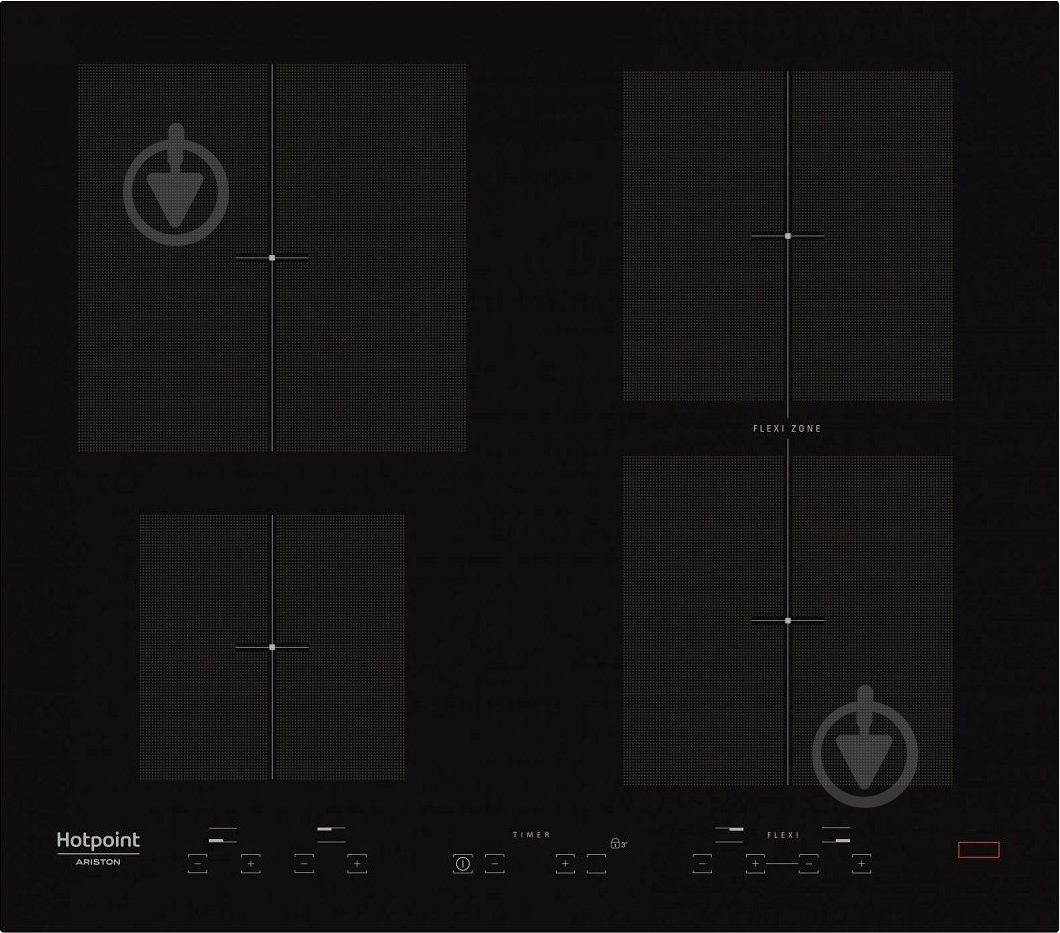 Варочная поверхность индукционная Indesit KID 641 BB - фото 1 Варочная поверхность индукционная Indesit KID 641 BB - фото 1