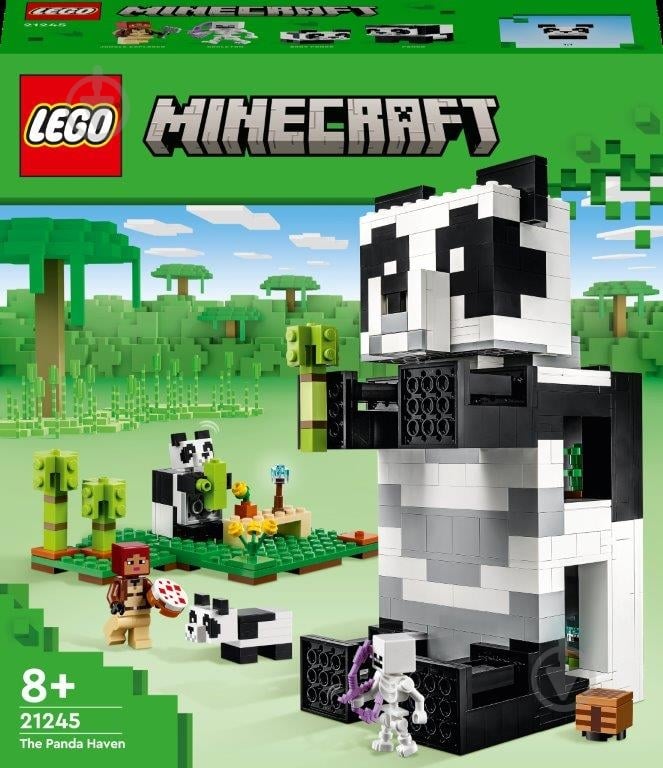 Конструктор LEGO Minecraft Дом панды 21245 - фото 1