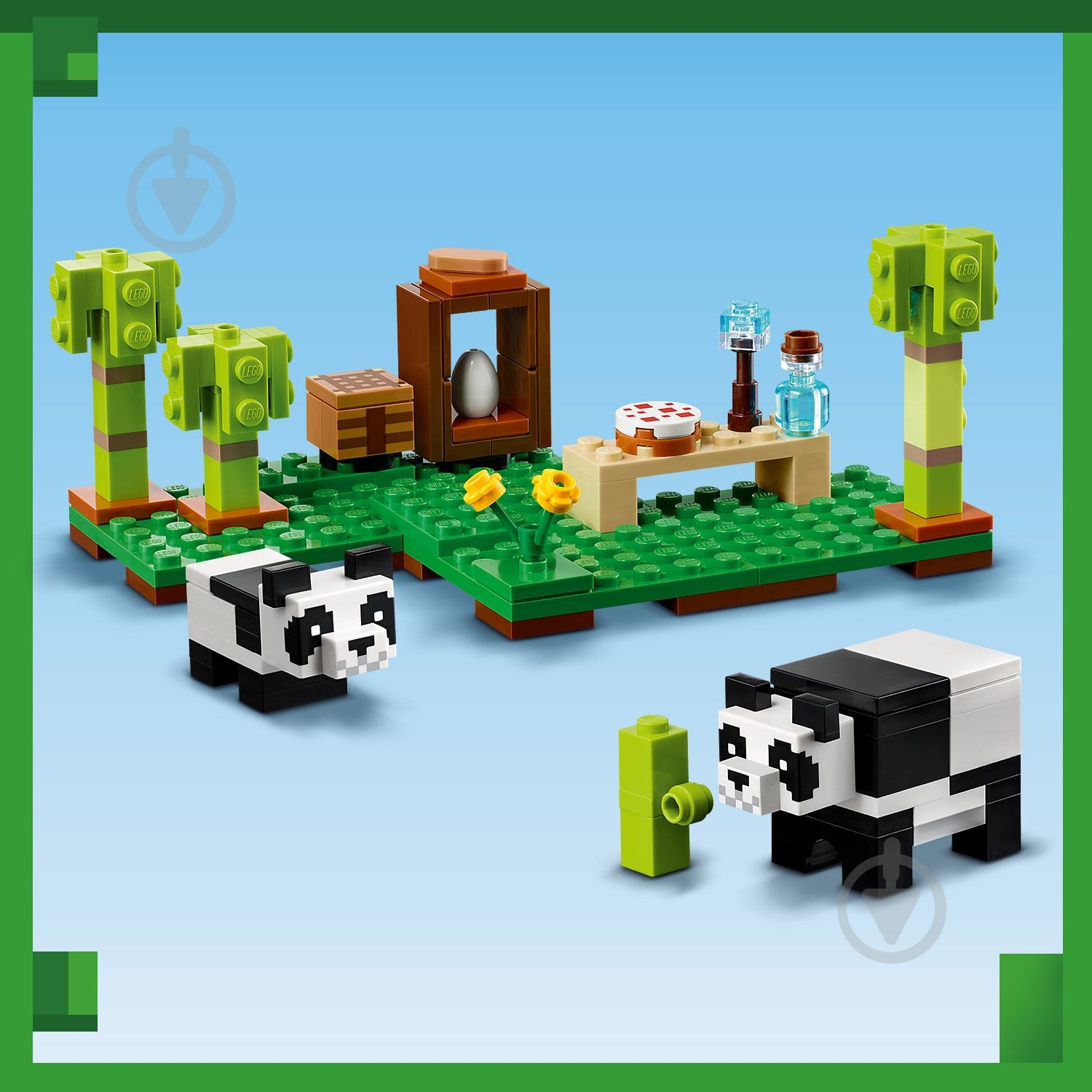 Конструктор LEGO Minecraft Дом панды 21245 - фото 9