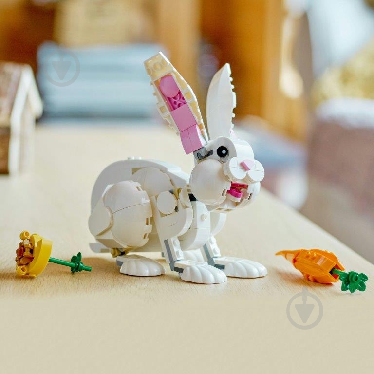 Конструктор LEGO Creator Белый кролик 31133 - фото 6 Конструктор LEGO Creator Белый кролик 31133 - фото 6