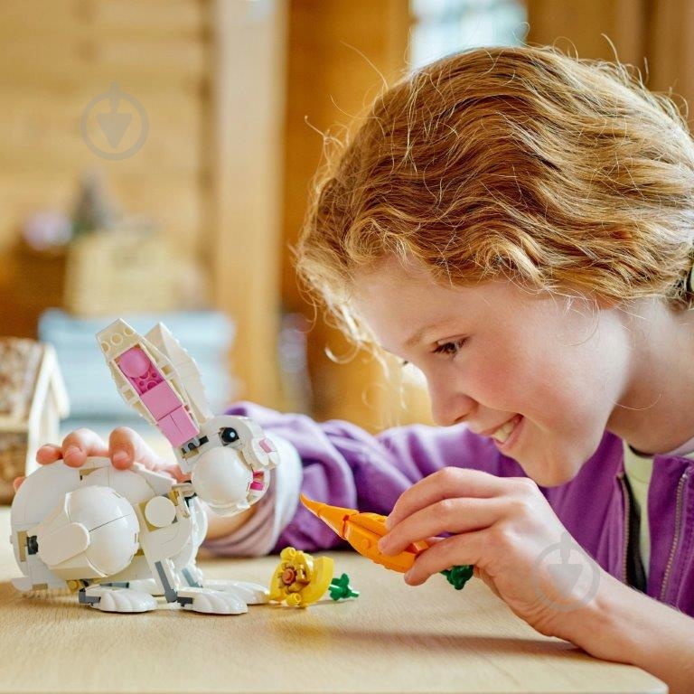 Конструктор LEGO Creator Белый кролик 31133 - фото 4 Конструктор LEGO Creator Белый кролик 31133 - фото 4