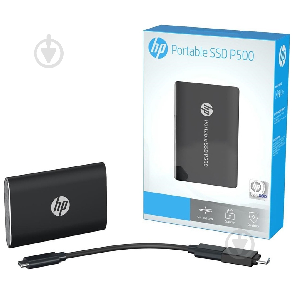 SSD-накопитель HP 500GB Portable USB Type-C TLC (7NL53AA) - фото 4 SSD-накопитель HP 500GB Portable USB Type-C TLC (7NL53AA) - фото 4