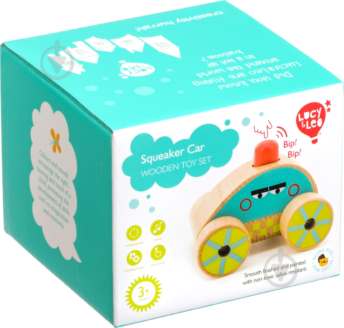 Каталка-пищалка Lucy&Leo Полиция - фото 3 Каталка-пищалка Lucy&Leo Полиция - фото 3