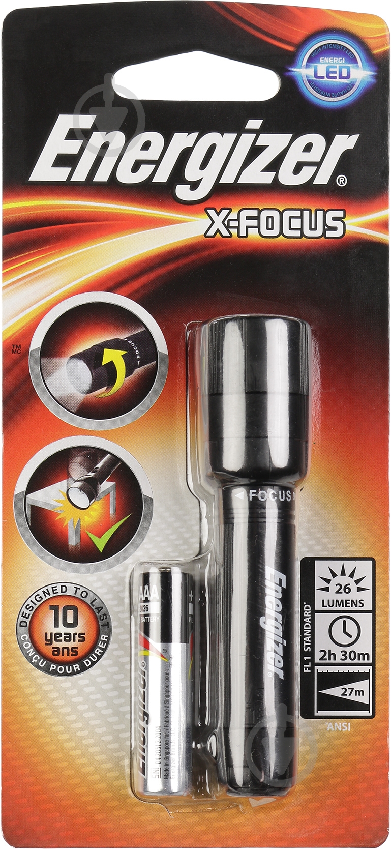 Фонарь Energizer 639806 ENR Xfocus черный - фото 4