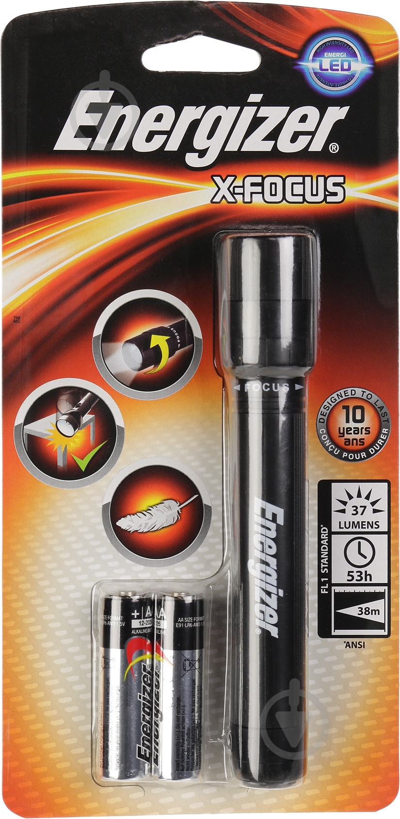 Фонарь Energizer ENR Xfocus черный - фото 5 Фонарь Energizer ENR Xfocus черный - фото 5