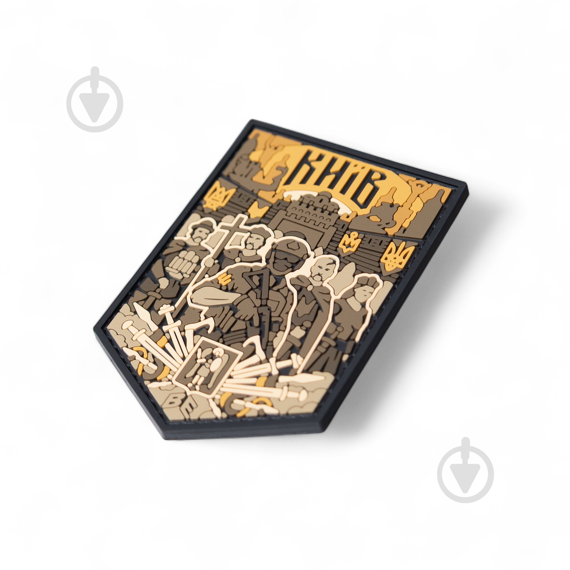 Шеврон-патч Brand Element ПВХ "Киев город" койот - фото 2 Шеврон-патч Brand Element ПВХ "Киев город" койот - фото 2