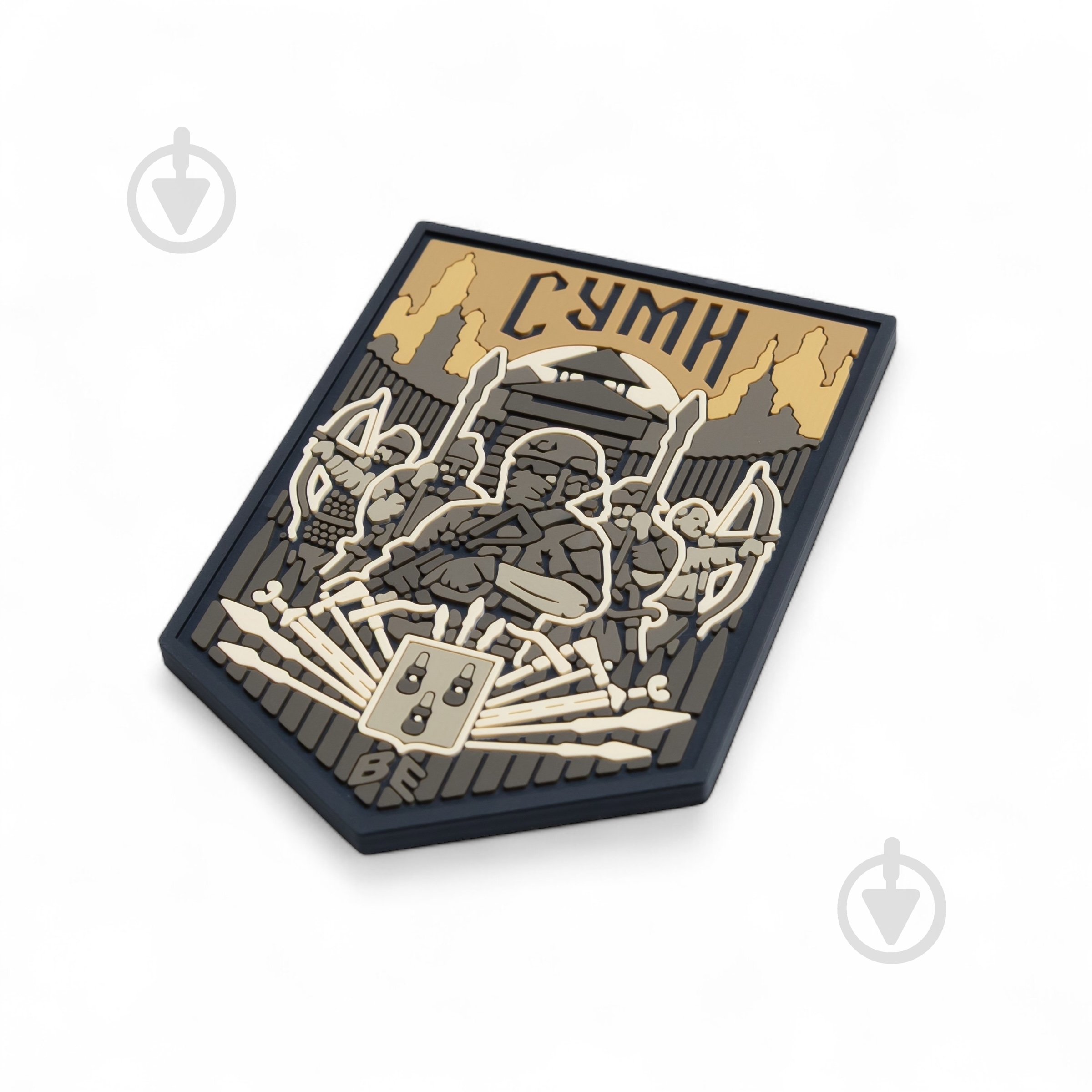 Шеврон-патч Brand Element ПВХ "Сумы" койот - фото 2