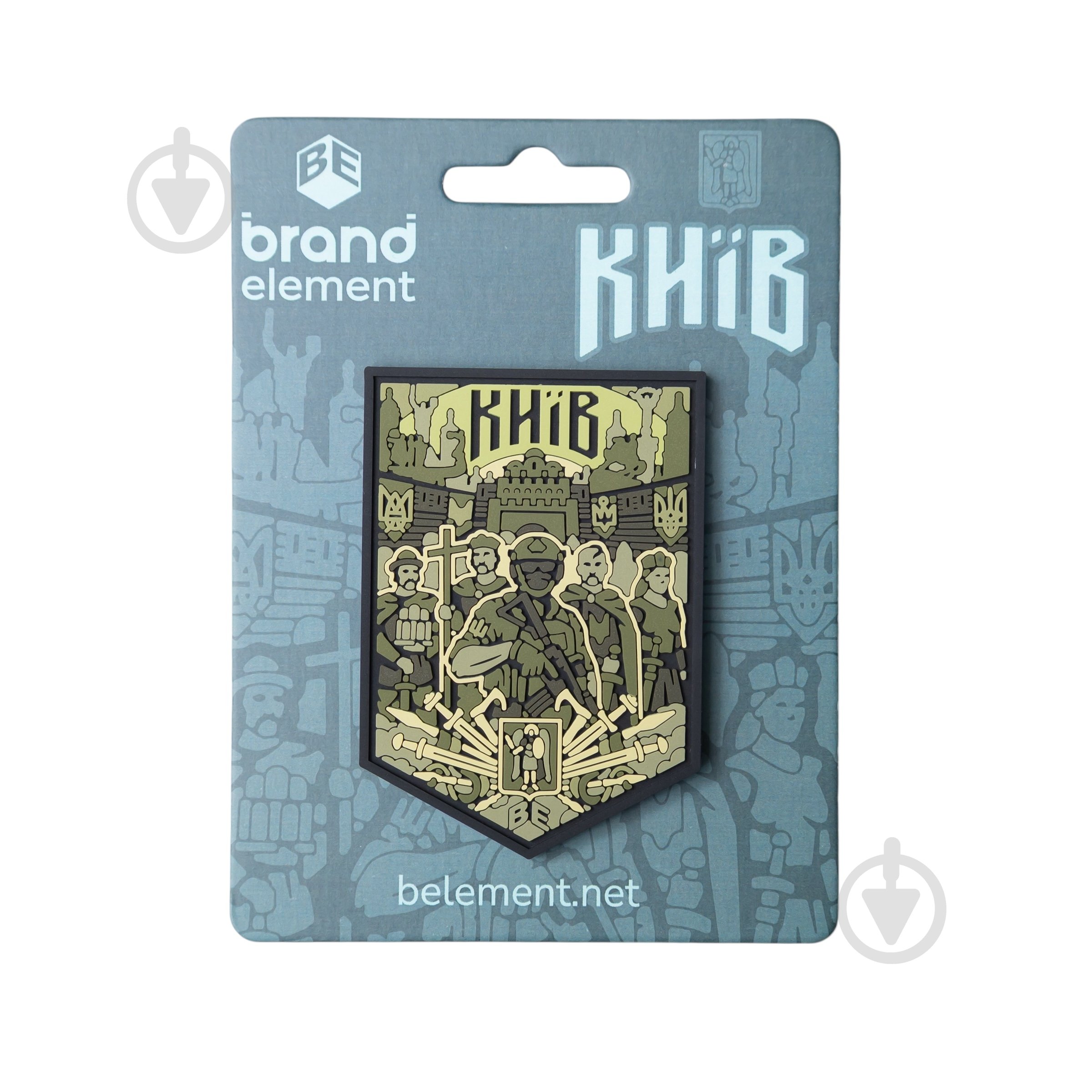 Шеврон-патч Brand Element ПВХ "Киев город" масло - фото 5