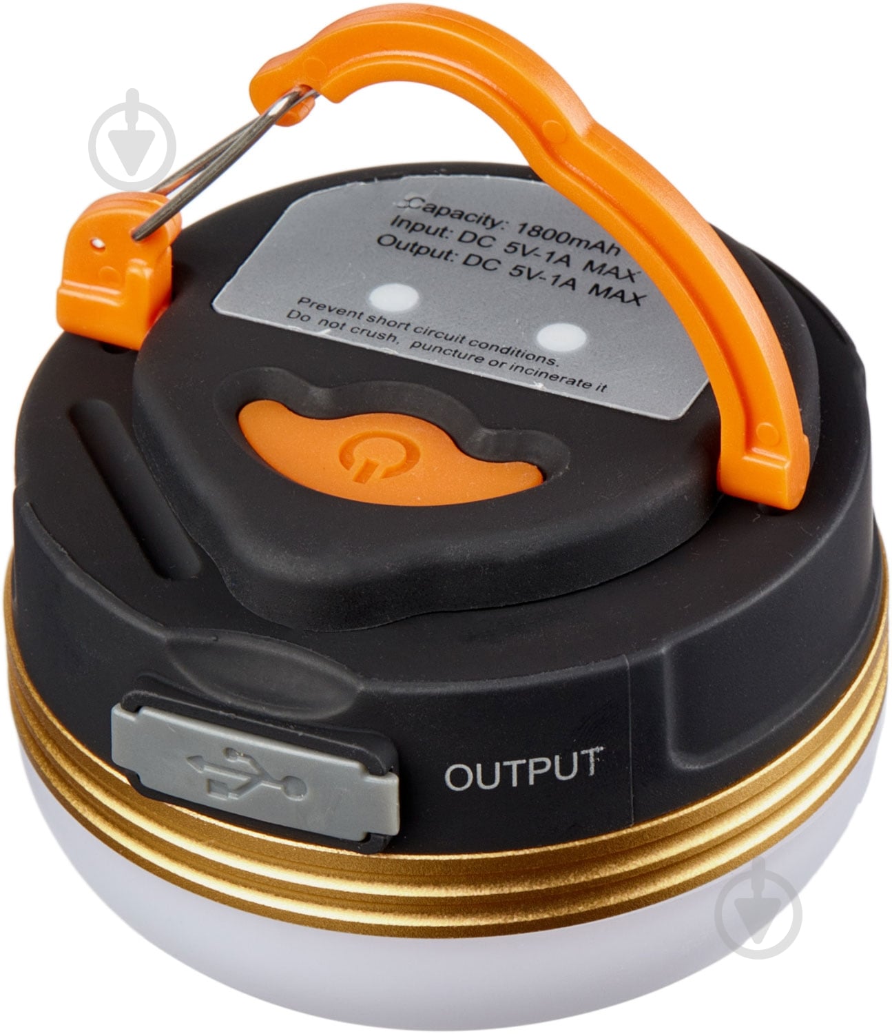 Фонарь кемпинговый SKIF Outdoor Light Drop black/orange - фото 3