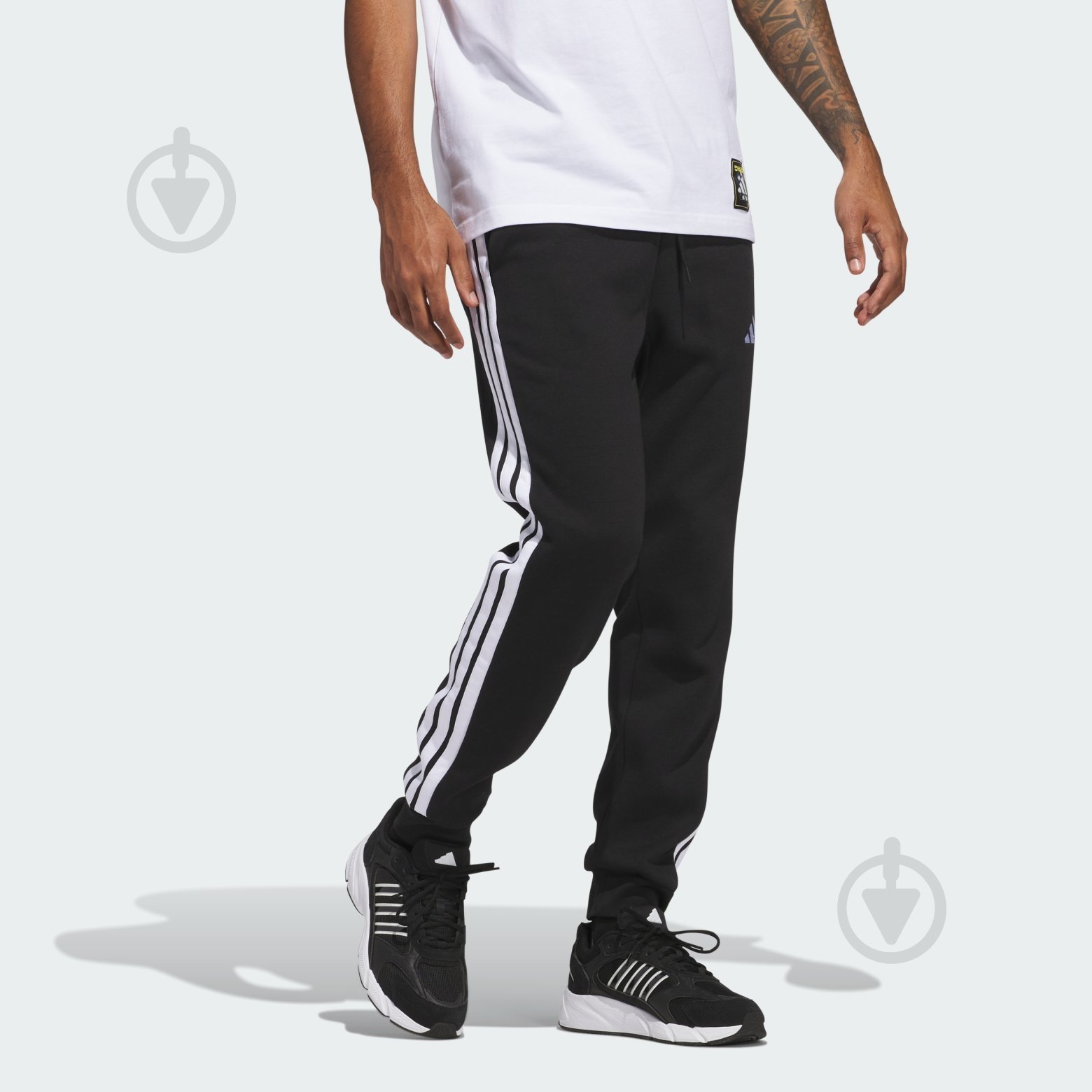 Штани Adidas M 3S FL TC PT JD1861 р. L чорний - фото 3 Штани Adidas M 3S FL TC PT JD1861 р. L чорний - фото 3