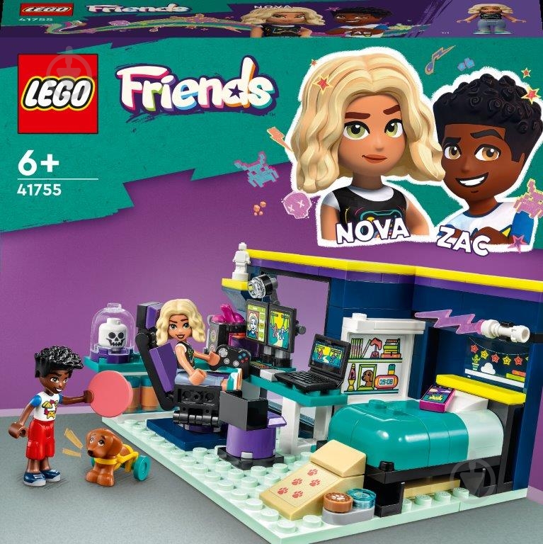 Конструктор LEGO Friends Комната Новы 41755 - фото 1 Конструктор LEGO Friends Комната Новы 41755 - фото 1
