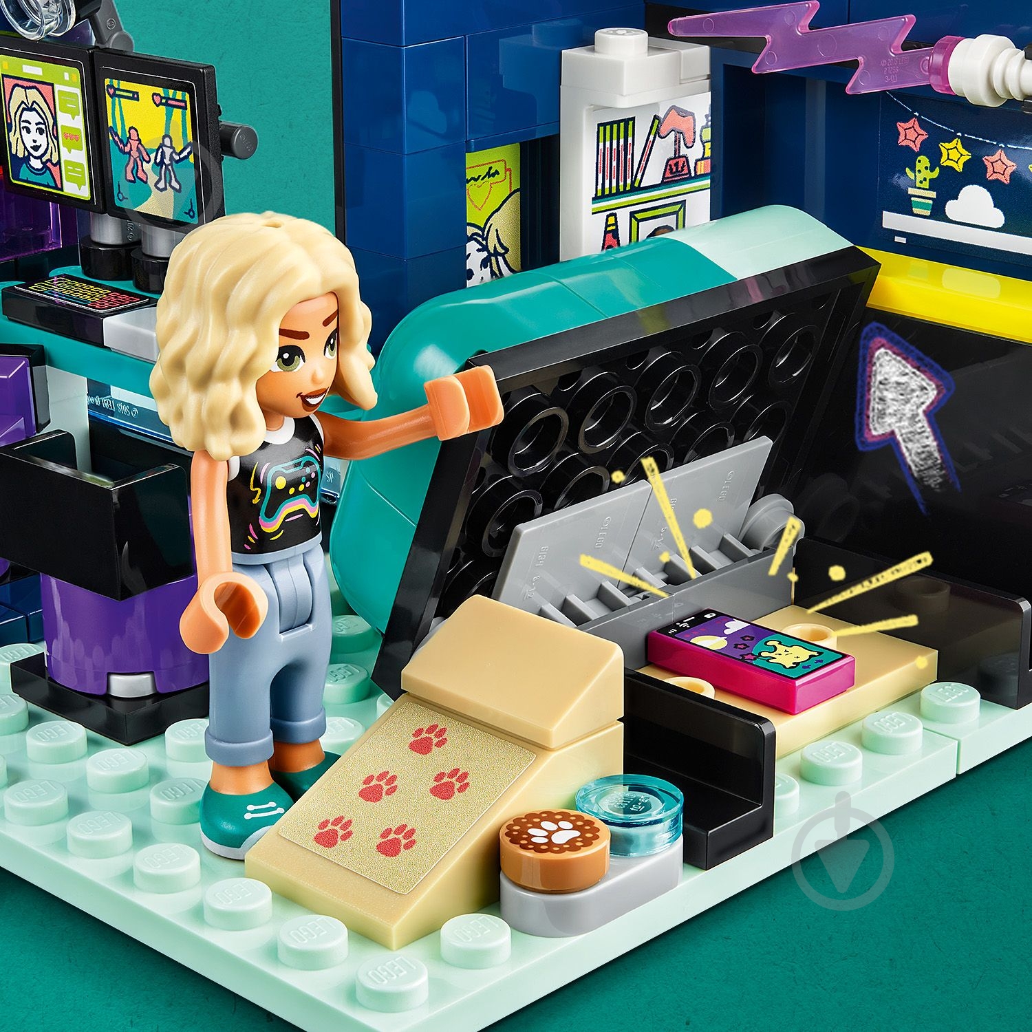 Конструктор LEGO Friends Комната Новы 41755 - фото 7 Конструктор LEGO Friends Комната Новы 41755 - фото 7