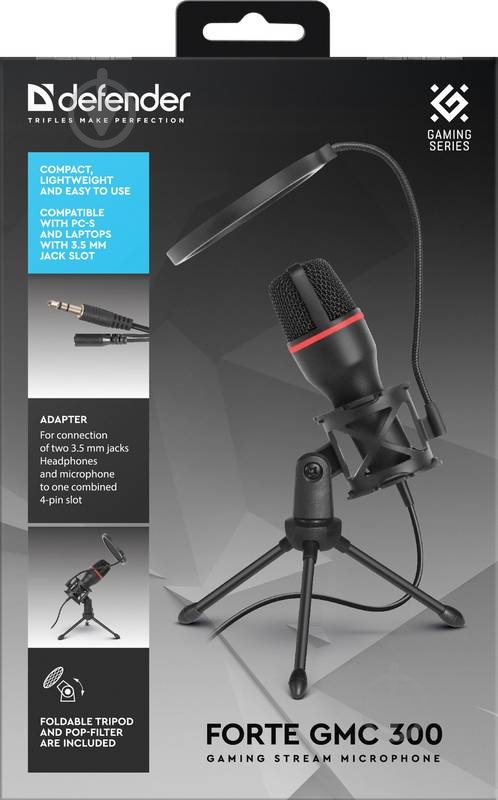 Микрофон Defender Forte GMC 300 (64630) - фото 9