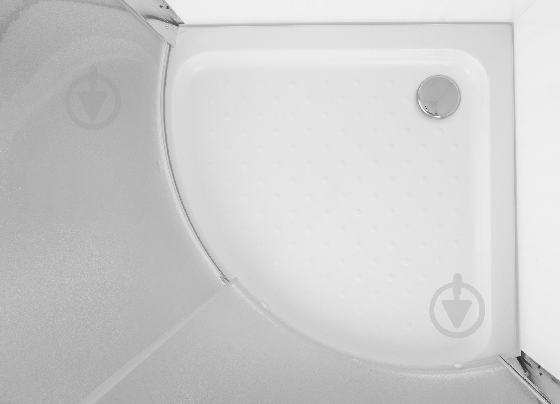 Душевая кабина Korra K-601 900x900x1985 профиль хром, стекло мат. - фото 4