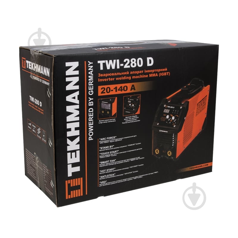 Инвертор сварочный Tekhmann TWI-280 D (847857) - фото 2