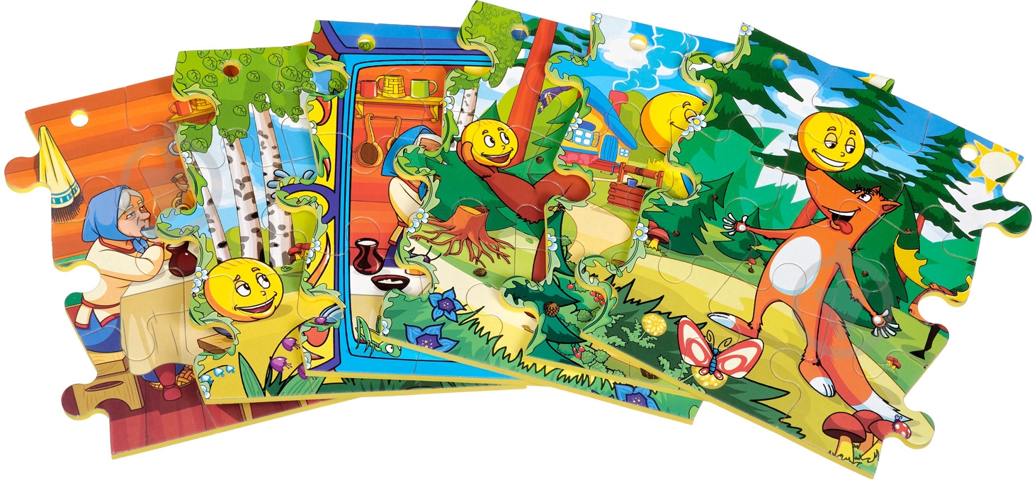 Книга-пазлы Бомик Колобок 743 - фото 2