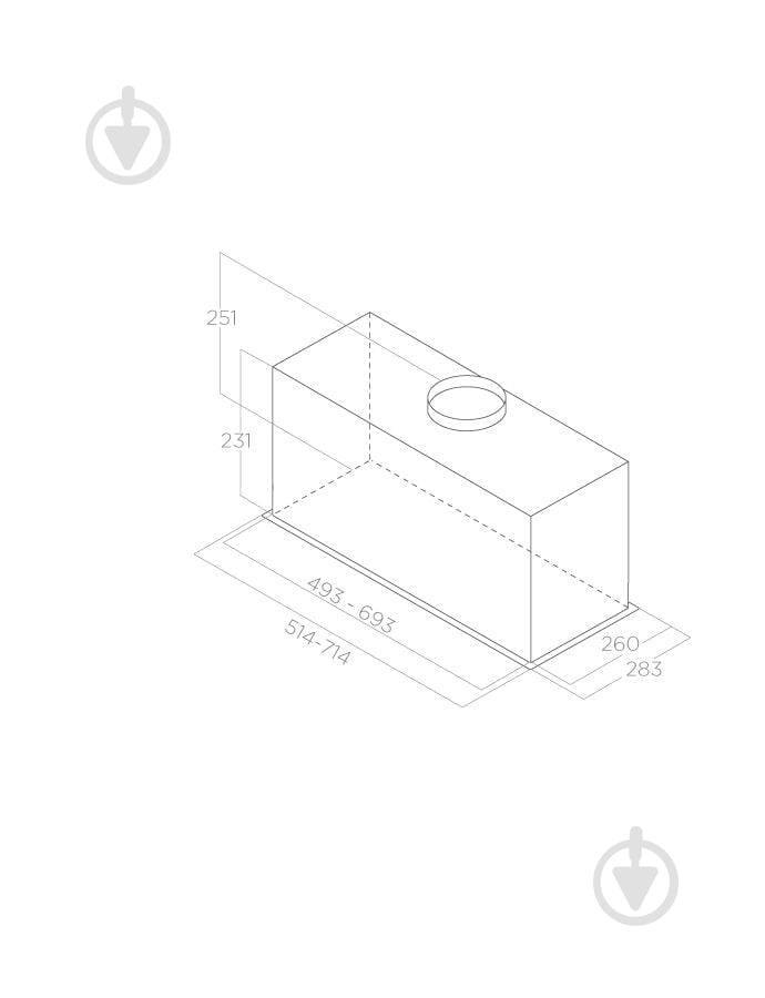 Витяжка Elica CT23 GR/A/52 - фото 9 Витяжка Elica CT23 GR/A/52 - фото 9