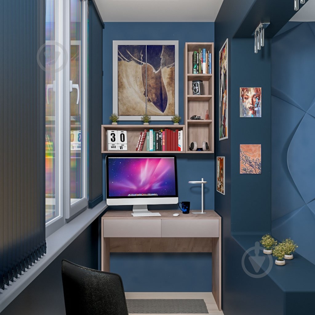 Пенал DC Венето 950х250х290 мм дуб крафт серый / - фото 6