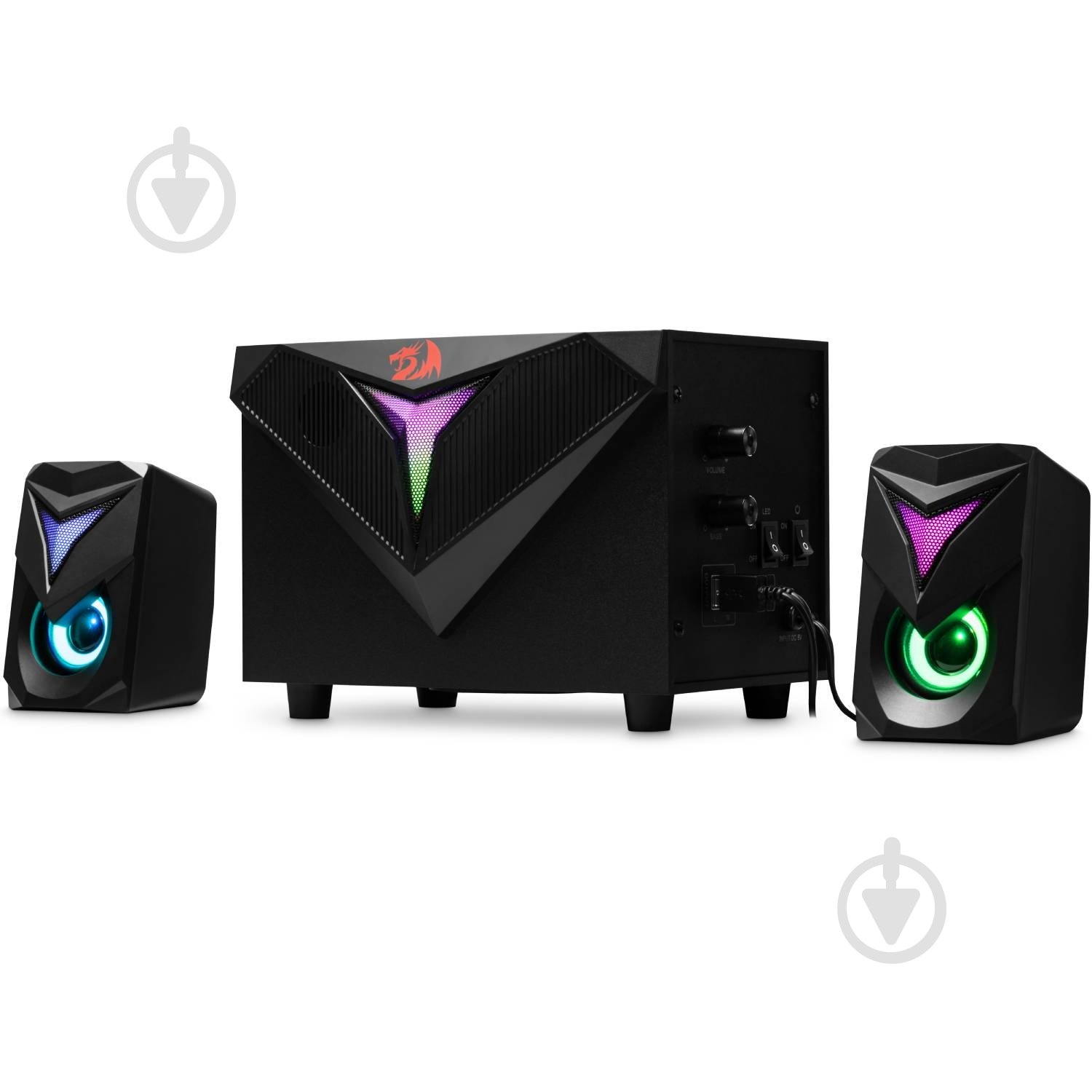 Акустическая система Redragon Toccata 2.1 black - фото 7