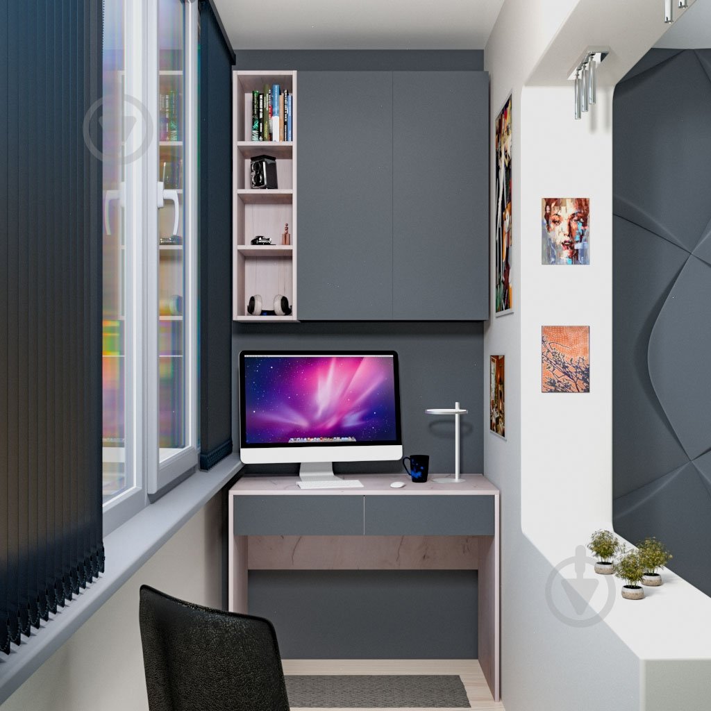 Пенал DC Венето 950х250х290 мм дуб крафт білий / - фото 7 Пенал DC Венето 950х250х290 мм дуб крафт білий / - фото 7