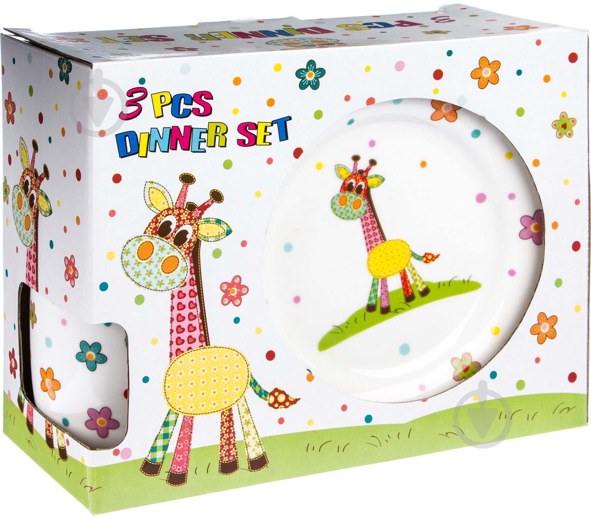 Набор детской посуды Жирафа 3 предмета - фото 6