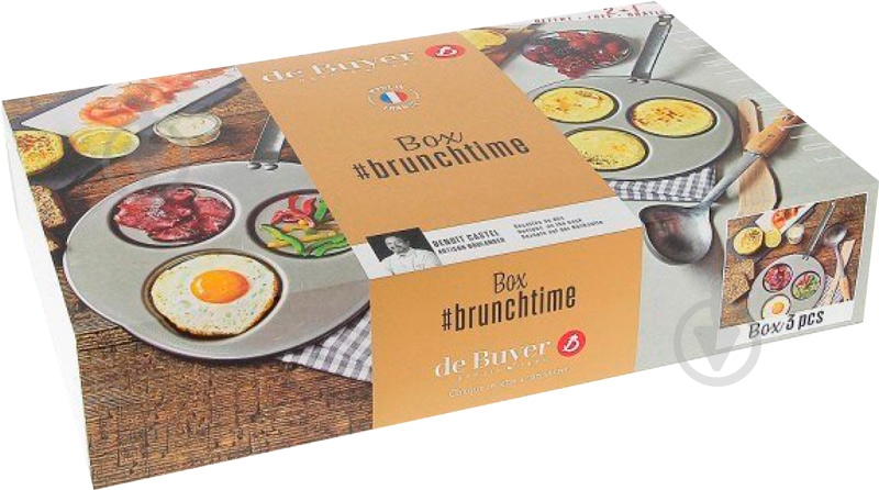 Набор посуды de Buyer для бранча Bruchtime 3 предмета 5612.01 - фото 3