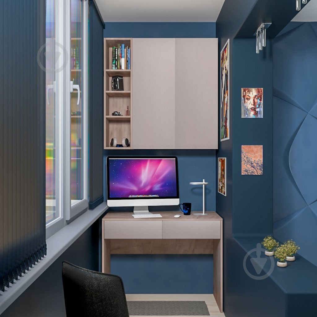 Стіл DC Венето 800х1000х500 мм дуб крафт сірий/кашемір/дуб крафт сірий - фото 8